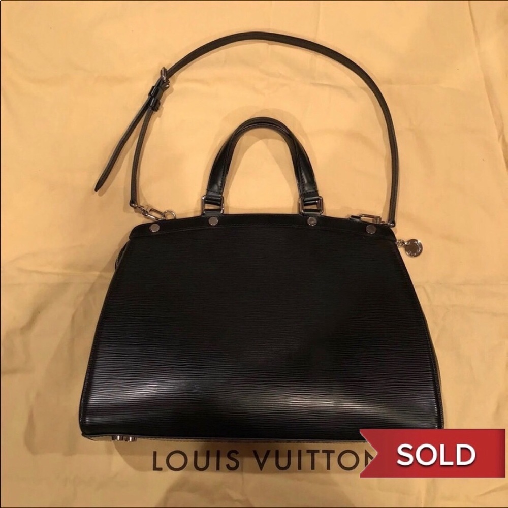 SOLD - Louis Vuitton black epi Brea GM